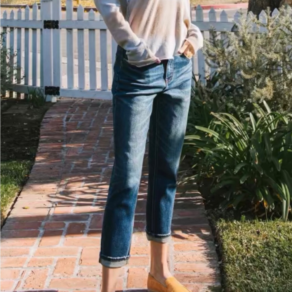 NWT Skeeter Cuffed Stretch Boyfriend Jeans - Picture 2 of 13